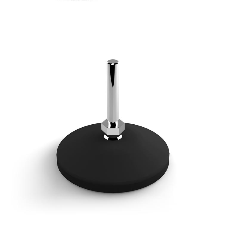 408021 - Anti-vibration articulated feet Ø80 mm / Fixable Anti-vibration articulated feet / Support accessories / Products / Alutec | Profili in alluminio, sistemi di trasporto e automazione industriale - Alutec Group 408021 - Anti-vibration articulated feet Ø80 mm / Fixable Anti-vibration articulated feet / Support accessories / Products / Alutec | Profili in alluminio, sistemi di trasporto e automazione industriale - Alutec Group