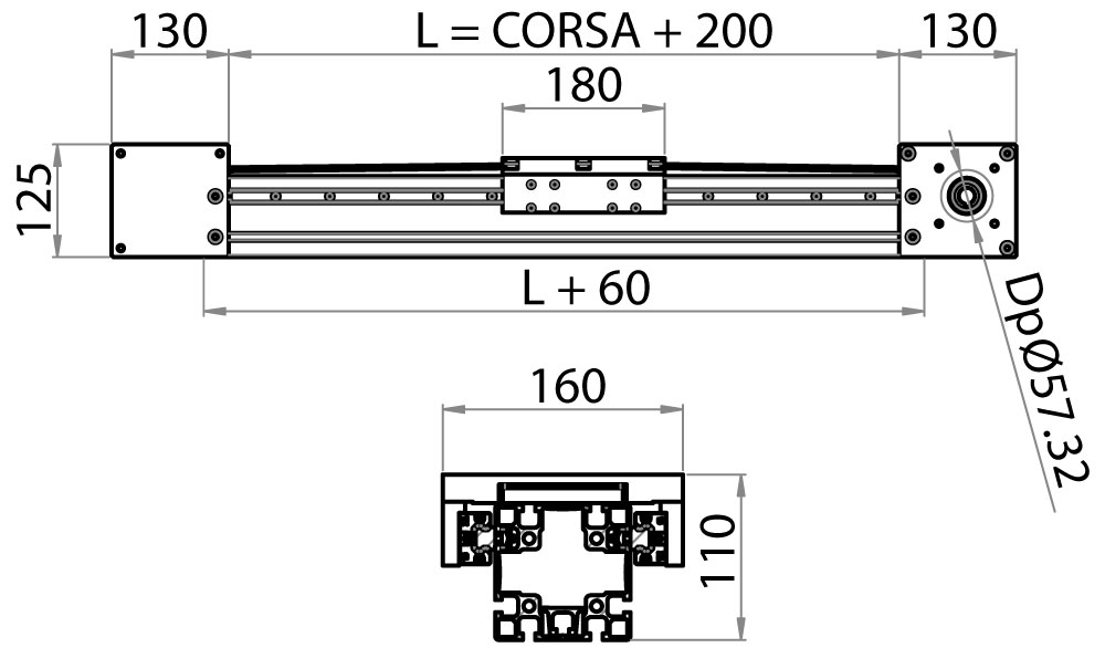 810050P - Motorisierte Lineareinheit mit Schlitten 50AT Band / Motorisierbare Lineareinheiten / Lineare Laufsysteme / Produkte / Alutec | Profili in alluminio, sistemi di trasporto e automazione industriale - Alutec Group 810050P - Motorisierte Lineareinheit mit Schlitten 50AT Band / Motorisierbare Lineareinheiten / Lineare Laufsysteme / Produkte / Alutec | Profili in alluminio, sistemi di trasporto e automazione industriale - Alutec Group