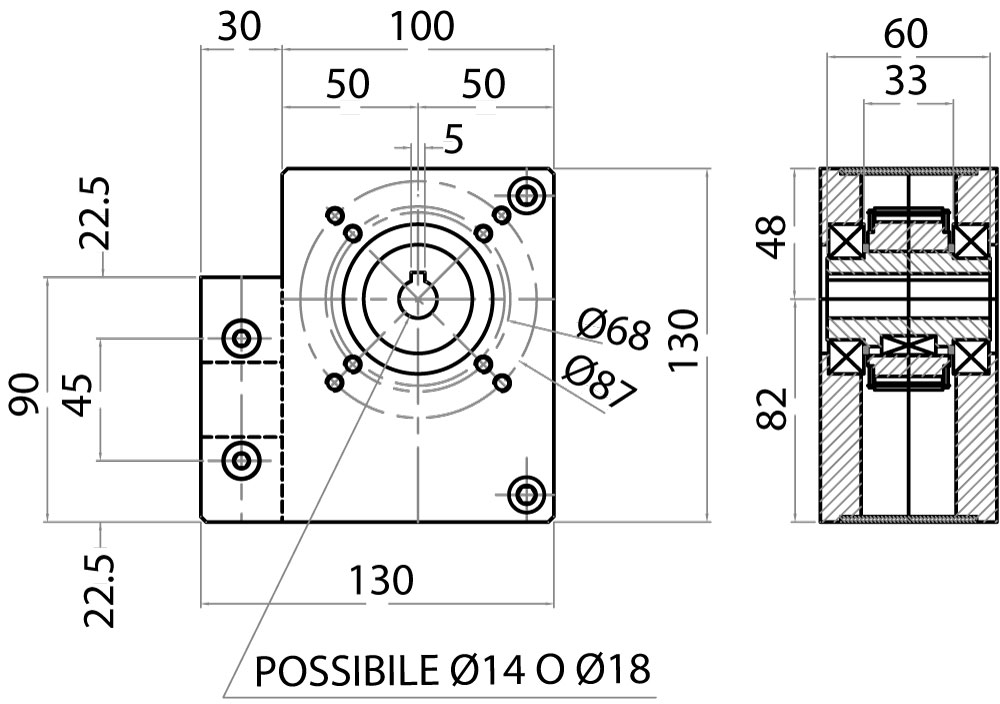 804593-18 - Drive unit for 810002 / Motorized linear units / Linear sliding systems / Products / Alutec | Profili in alluminio, sistemi di trasporto e automazione industriale - Alutec Group 804593-18 - Drive unit for 810002 / Motorized linear units / Linear sliding systems / Products / Alutec | Profili in alluminio, sistemi di trasporto e automazione industriale - Alutec Group