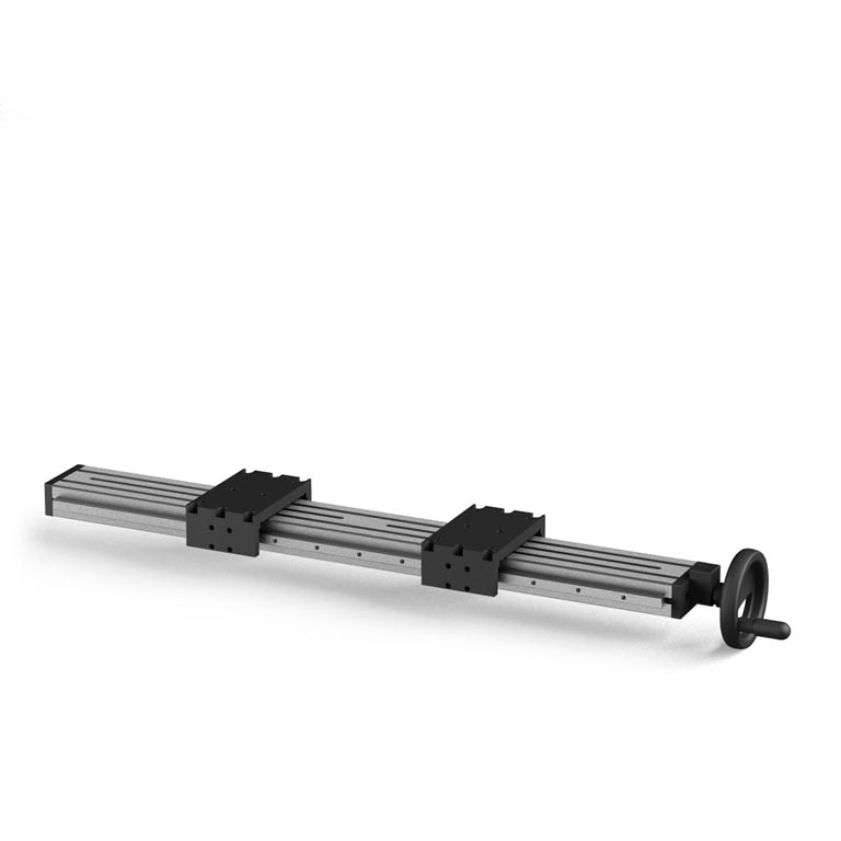 022004PC - Linearer Positionierer mit Schienensystem und zwei gegenüberliegenden Schlitten / Linearpositionierer / Lineare Laufsysteme / Produkte / Alutec | Profili in alluminio, sistemi di trasporto e automazione industriale - Alutec Group 022004PC - Linearer Positionierer mit Schienensystem und zwei gegenüberliegenden Schlitten / Linearpositionierer / Lineare Laufsysteme / Produkte / Alutec | Profili in alluminio, sistemi di trasporto e automazione industriale - Alutec Group