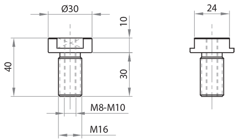 521610 - Reducing bushings / Screws, nuts, washers / Fastening accessories / Products / Alutec | Profili in alluminio, sistemi di trasporto e automazione industriale - Alutec Group 521610 - Reducing bushings / Screws, nuts, washers / Fastening accessories / Products / Alutec | Profili in alluminio, sistemi di trasporto e automazione industriale - Alutec Group
