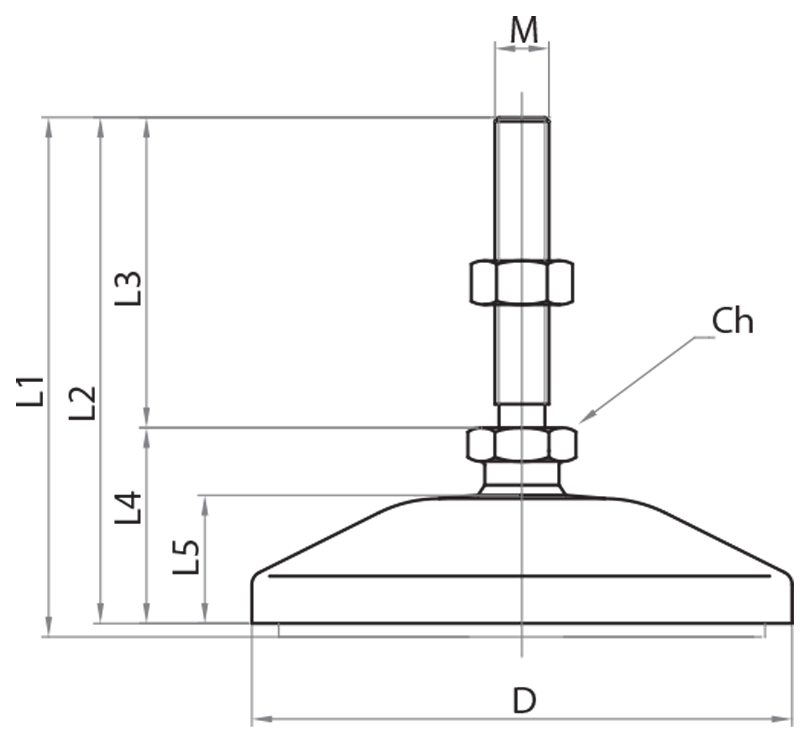 408012L - Antivibrations-Gelenkfüße Ø80 mm / Fixierbare Antivibrations-Gelenkfüße / Stützzubehör / Produkte / Alutec | Profili in alluminio, sistemi di trasporto e automazione industriale - Alutec Group 408012L - Antivibrations-Gelenkfüße Ø80 mm / Fixierbare Antivibrations-Gelenkfüße / Stützzubehör / Produkte / Alutec | Profili in alluminio, sistemi di trasporto e automazione industriale - Alutec Group