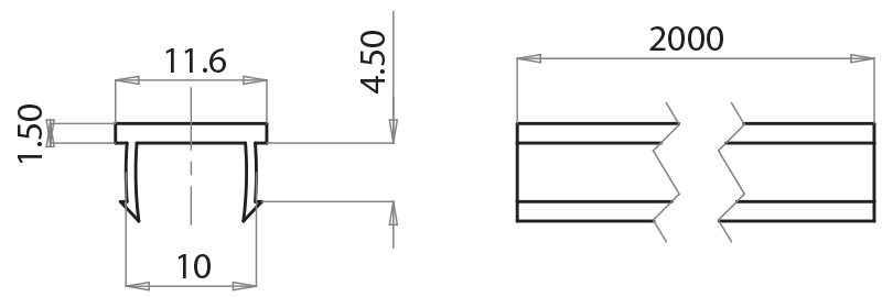 230826 - Profili di chiusura per cava 10 mm / Accessori di finitura e profili di scorrimento / Accessori per strutture e protezioni / Prodotti / Alutec | Profili in alluminio, sistemi di trasporto e automazione industriale - Alutec Group 230826 - Profili di chiusura per cava 10 mm / Accessori di finitura e profili di scorrimento / Accessori per strutture e protezioni / Prodotti / Alutec | Profili in alluminio, sistemi di trasporto e automazione industriale - Alutec Group
