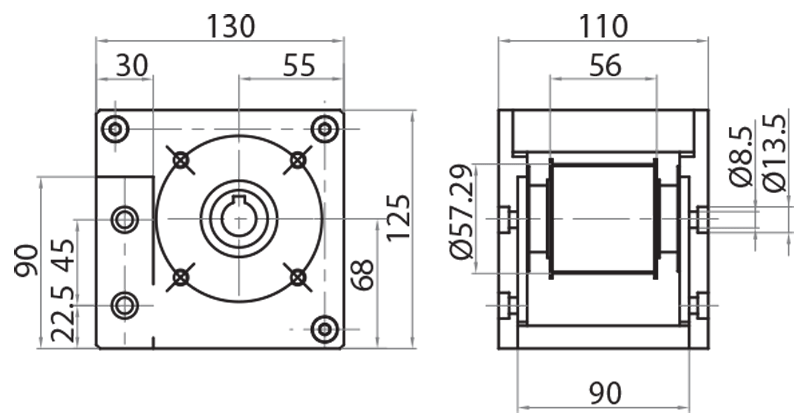 804550 - Antriebseinheit für 810050 und 810050P / Motorisierbare Lineareinheiten / Lineare Laufsysteme / Produkte / Alutec | Profili in alluminio, sistemi di trasporto e automazione industriale - Alutec Group 804550 - Antriebseinheit für 810050 und 810050P / Motorisierbare Lineareinheiten / Lineare Laufsysteme / Produkte / Alutec | Profili in alluminio, sistemi di trasporto e automazione industriale - Alutec Group