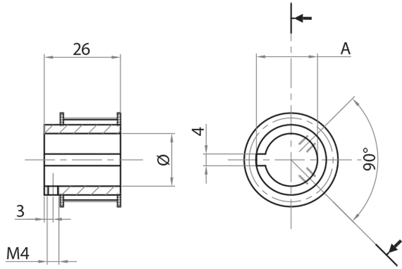 901821 - Pulegge dentate per attacco motoriduttori / Trasporto motorizzato con rulli Ø50 / Nastri di trasporto e modulari / Prodotti / Alutec | Profili in alluminio, sistemi di trasporto e automazione industriale - Alutec Group 901821 - Pulegge dentate per attacco motoriduttori / Trasporto motorizzato con rulli Ø50 / Nastri di trasporto e modulari / Prodotti / Alutec | Profili in alluminio, sistemi di trasporto e automazione industriale - Alutec Group