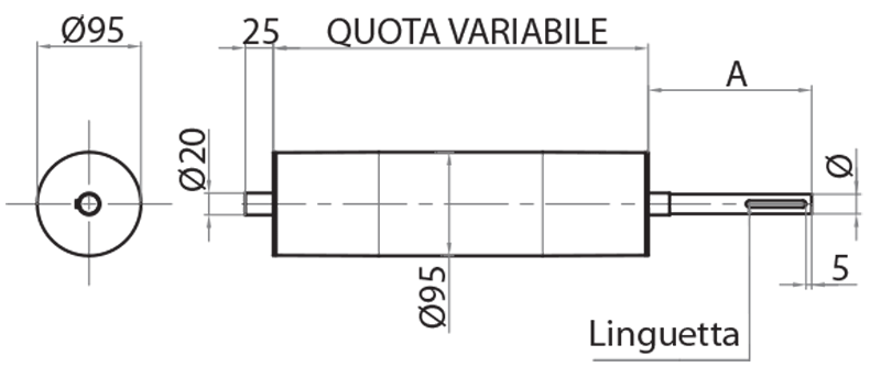 909096-49-L - Rullo motorizzato Ø95 / Trasporto motorizzato con rulli Ø95 / Nastri di trasporto e modulari / Prodotti / Alutec | Profili in alluminio, sistemi di trasporto e automazione industriale - Alutec Group 909096-49-L - Rullo motorizzato Ø95 / Trasporto motorizzato con rulli Ø95 / Nastri di trasporto e modulari / Prodotti / Alutec | Profili in alluminio, sistemi di trasporto e automazione industriale - Alutec Group