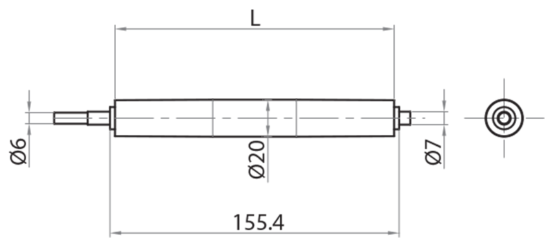 901808-1-L - Rulli di motorizzazione Ø 20 mm / Trasporto motorizzato con rulli Ø20 / Nastri di trasporto e modulari / Prodotti / Alutec | Profili in alluminio, sistemi di trasporto e automazione industriale - Alutec Group 901808-1-L - Rulli di motorizzazione Ø 20 mm / Trasporto motorizzato con rulli Ø20 / Nastri di trasporto e modulari / Prodotti / Alutec | Profili in alluminio, sistemi di trasporto e automazione industriale - Alutec Group