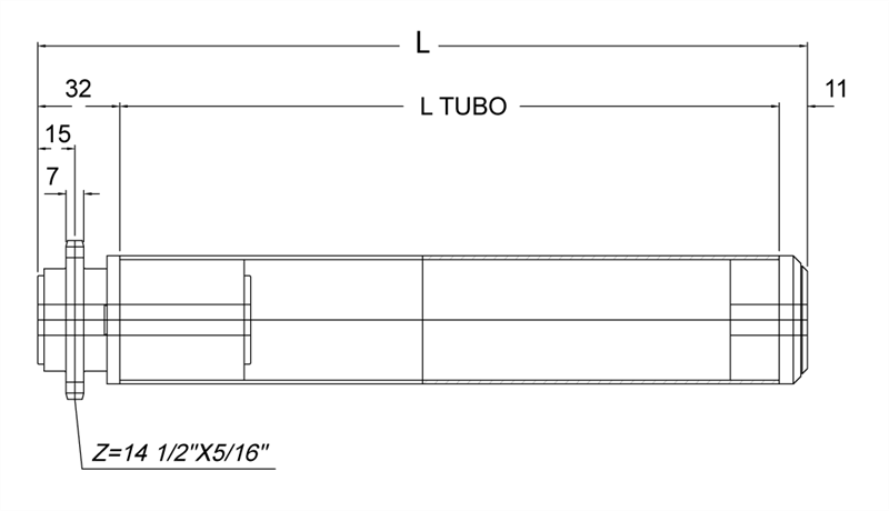905300-L - Idle-to-friction roller with caps 700257-700252 / Components for roller conveyors / Accumulation and roller conveyors / Products / Alutec | Profili in alluminio, sistemi di trasporto e automazione industriale - Alutec Group 905300-L - Idle-to-friction roller with caps 700257-700252 / Components for roller conveyors / Accumulation and roller conveyors / Products / Alutec | Profili in alluminio, sistemi di trasporto e automazione industriale - Alutec Group