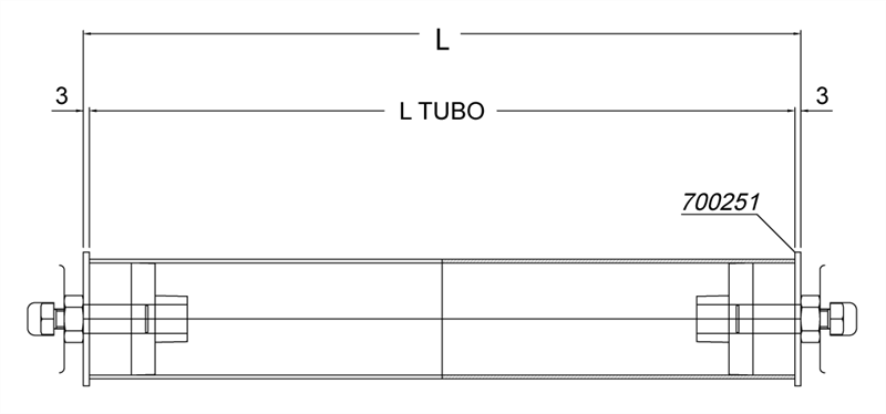 905601-L - Leerlaufwalze mit Leerlaufkappen 700251 / Bauteile für Rollenförderer / Akkumulatorförderer und Rollenbahnen / Produkte / Alutec | Profili in alluminio, sistemi di trasporto e automazione industriale - Alutec Group 905601-L - Leerlaufwalze mit Leerlaufkappen 700251 / Bauteile für Rollenförderer / Akkumulatorförderer und Rollenbahnen / Produkte / Alutec | Profili in alluminio, sistemi di trasporto e automazione industriale - Alutec Group